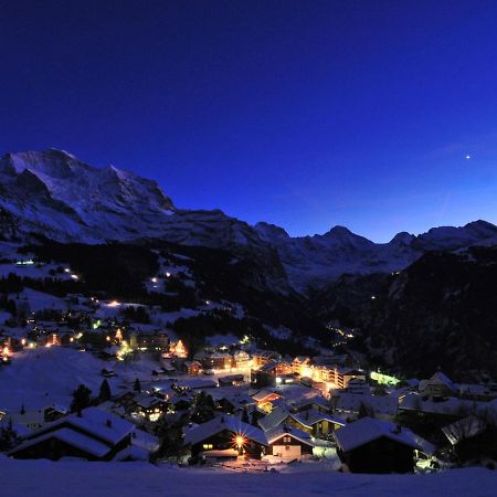 Apartment Panorama Wengen Bagian luar foto