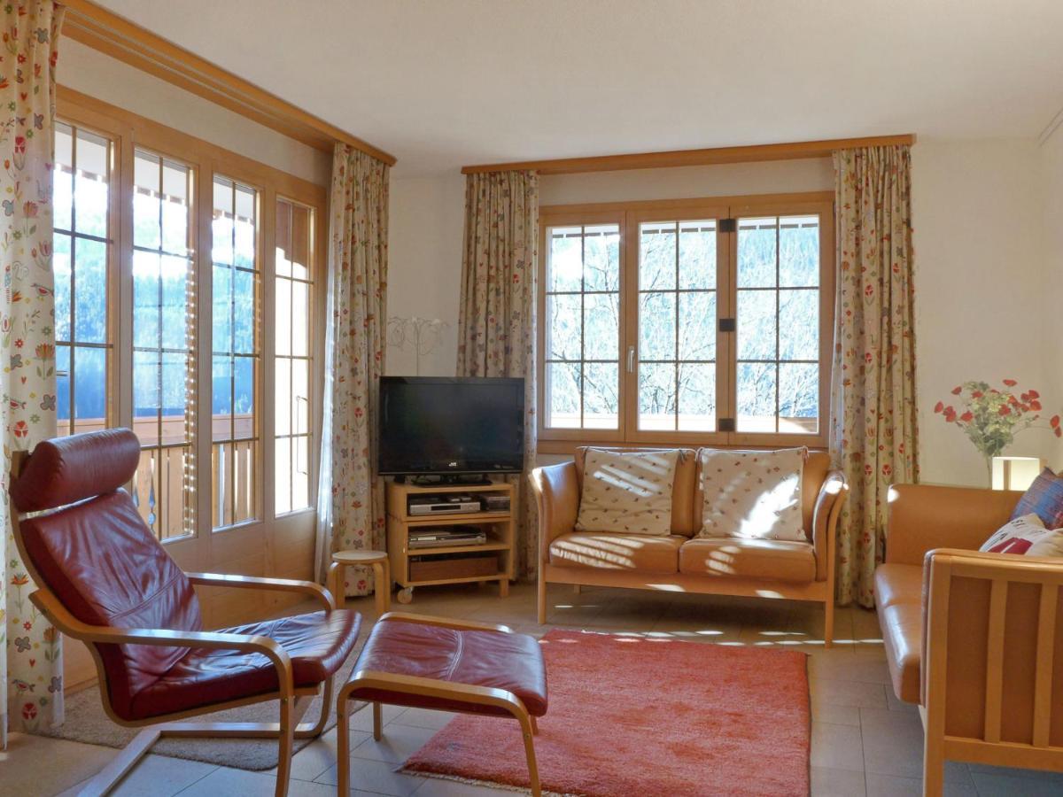 Apartment Panorama Wengen Bagian luar foto