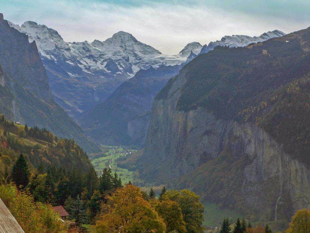Apartment Panorama Wengen Bagian luar foto