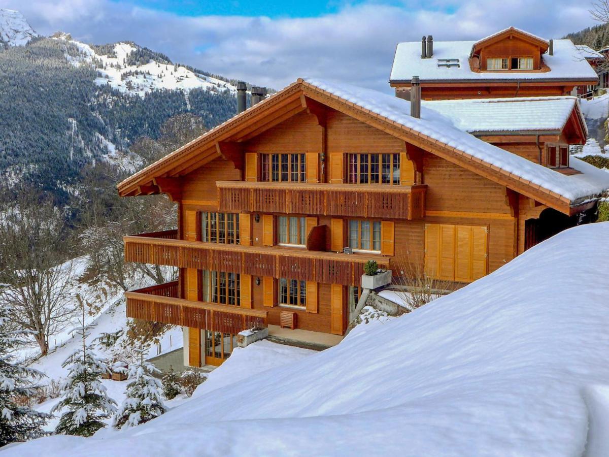 Apartment Panorama Wengen Bagian luar foto