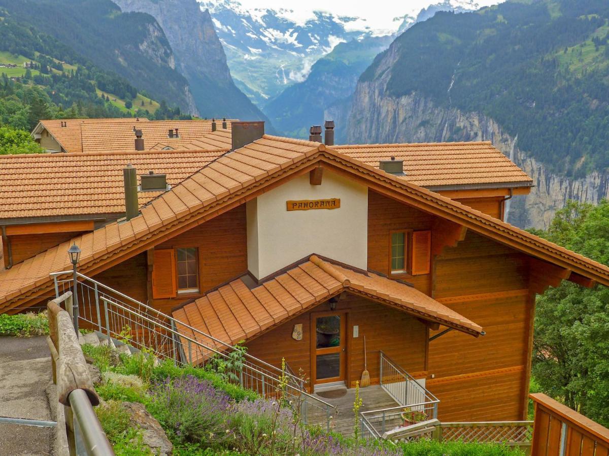 Apartment Panorama Wengen Bagian luar foto