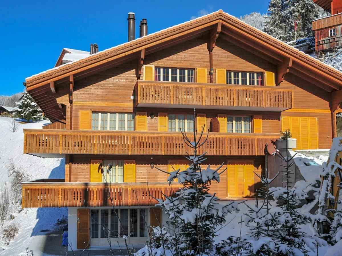 Apartment Panorama Wengen Bagian luar foto